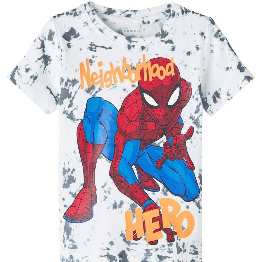 Barneklaer Name It | Name It Maiko Spiderman T-Skjorte, Stormy Weather