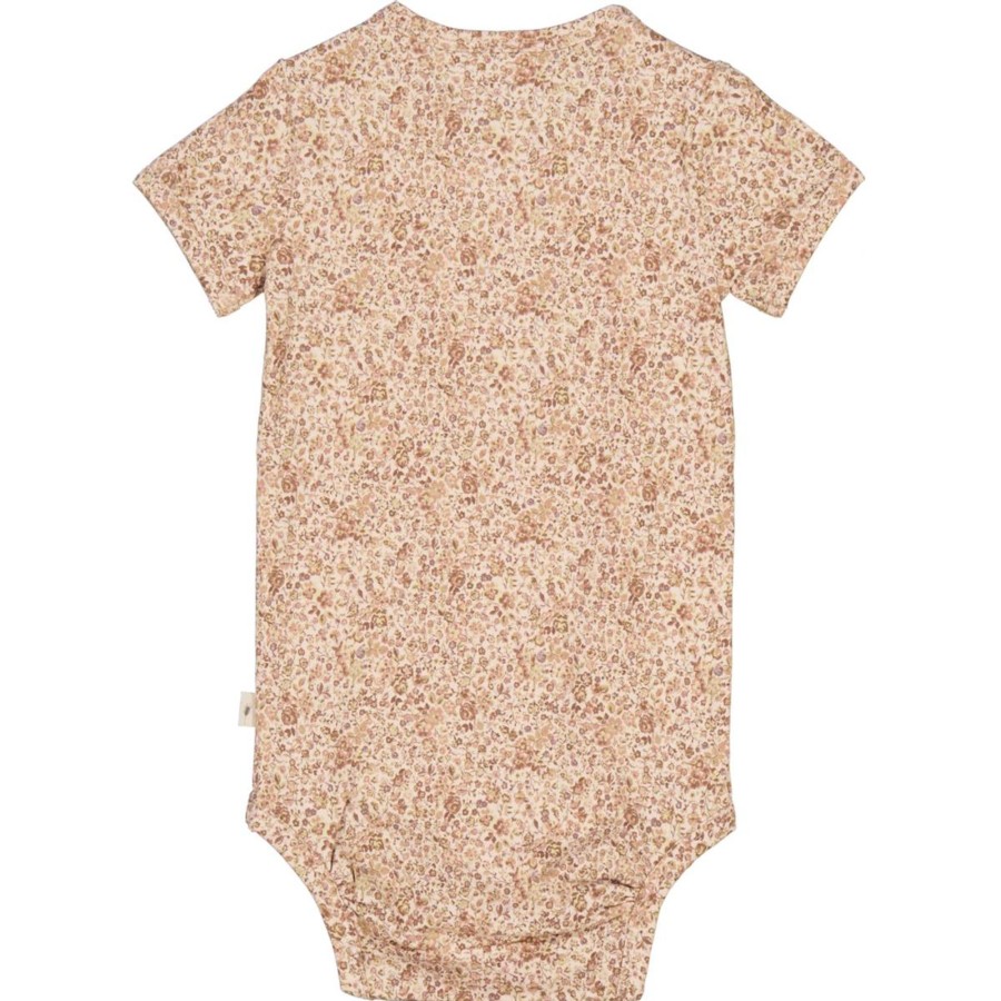 Barneklaer Wheat | Wheat Kortermet Body Med Blomstermonster, Rose Flowers