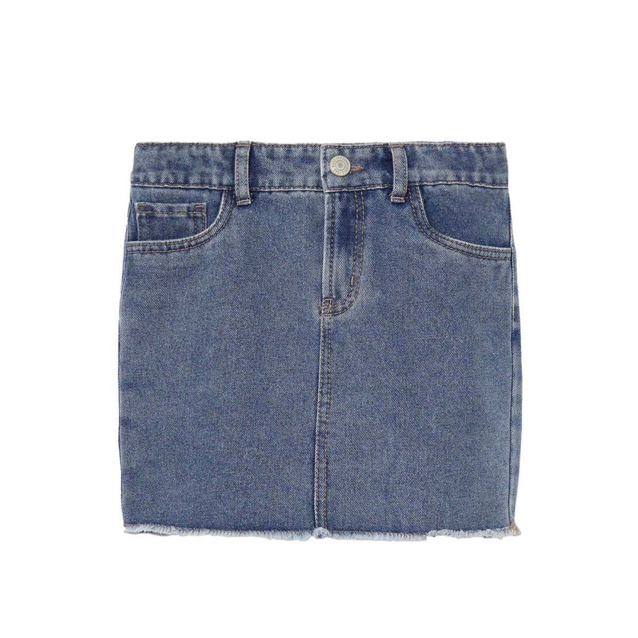 Barneklaer Name It | Name It Flizzy Denim Skjort Til Barn, Medium Blue