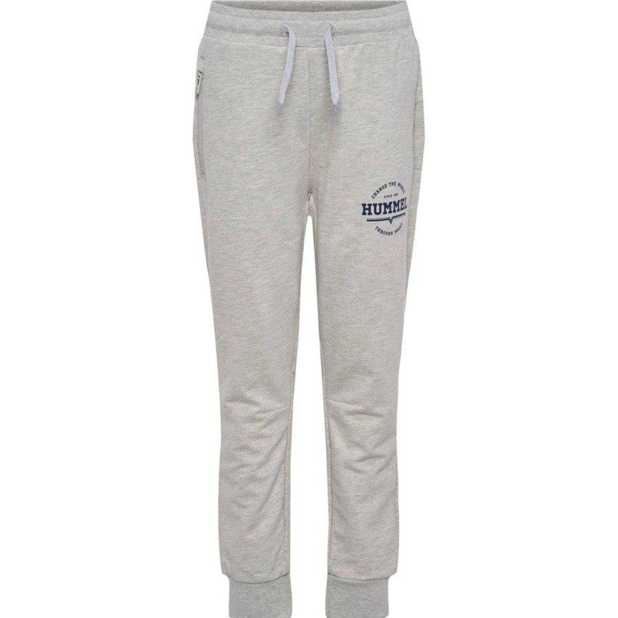 Barneklaer Hummel | Hummel Asher Joggebukse Til Barn, Light Grey Melange