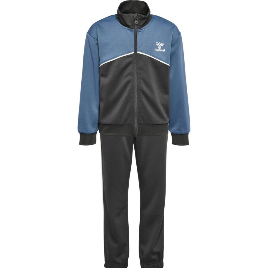 Barneklaer Hummel | Hummel Lubago Tracksuit Sett Til Barn, Bering Sea