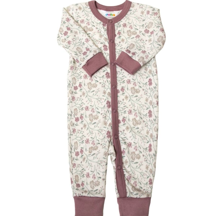 Ull/Superundertoy Joha | Joha Nature Heldress, I Ull/Bambus Med Print, Rose Yd