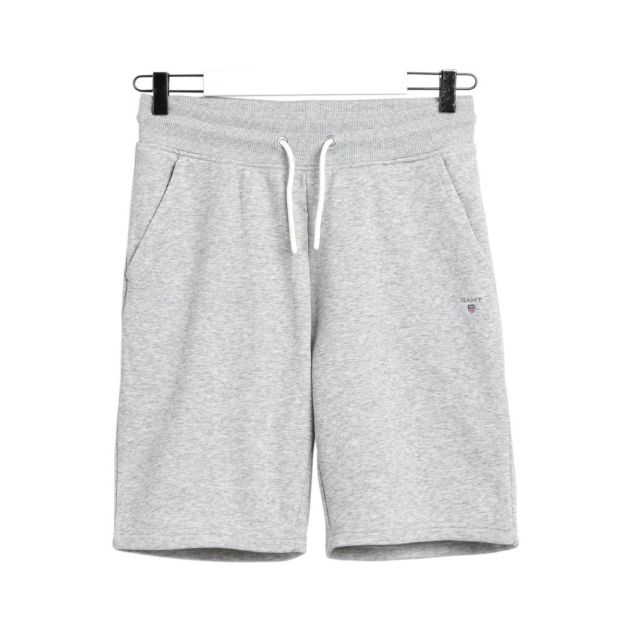 Barneklaer Gant | Gant Original Sweat Shorts, Light Grey Melange