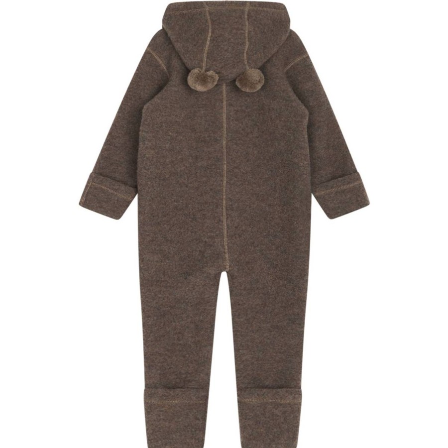 Yttertoy Og Sko Hust&Claire ull | Hust & Claire Mevi Ullfleecedress, Cub Brown