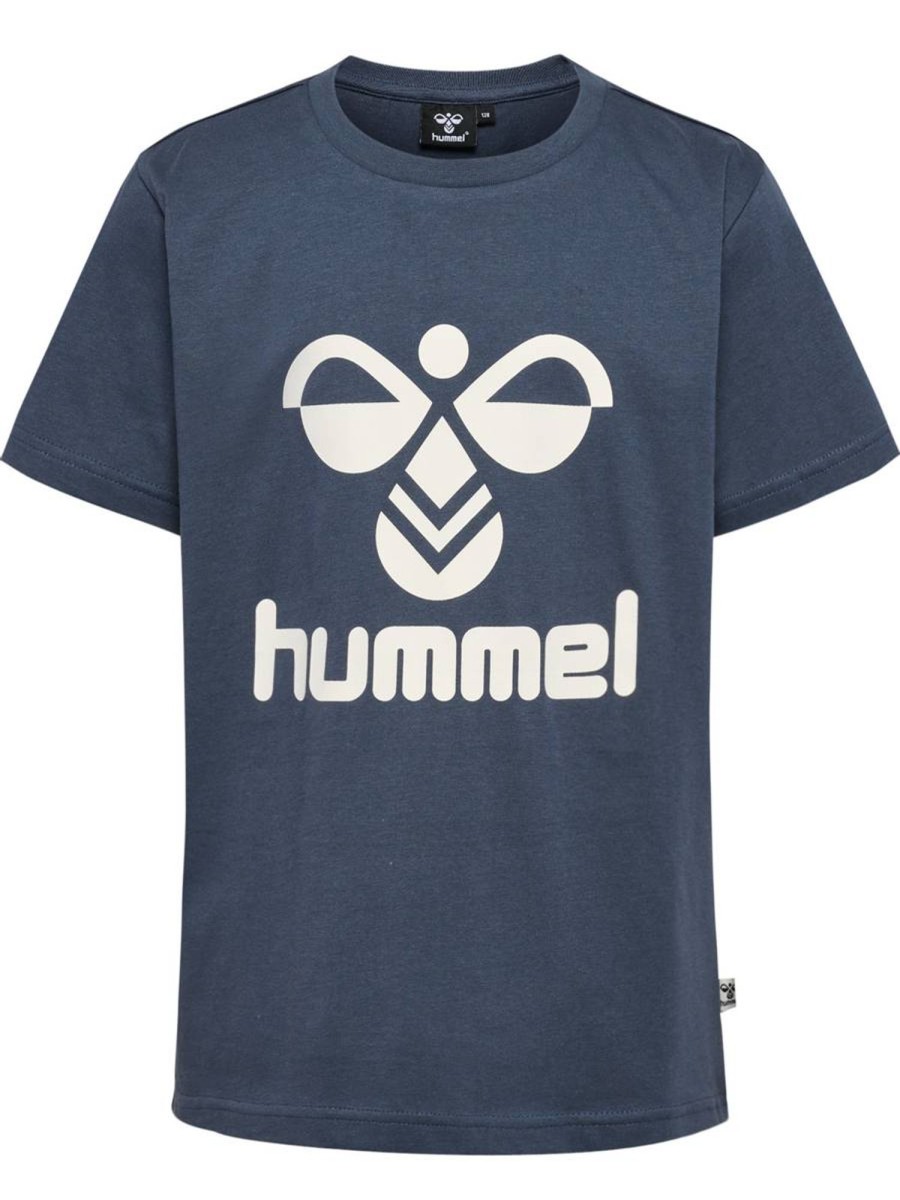 Barneklaer Hummel | Hummel Tres T-Skjorte Til Barn, Ombre Blue