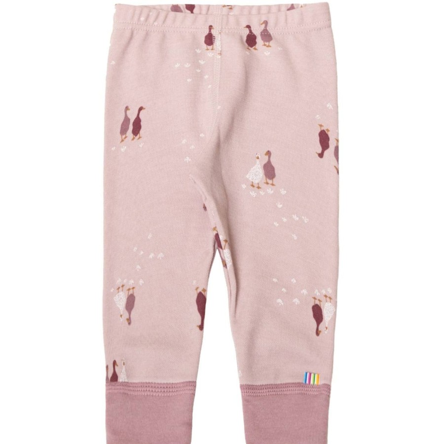 Ull/Superundertoy Joha | Joha Goose Leggings I Ull/Bomull, Rose Aop