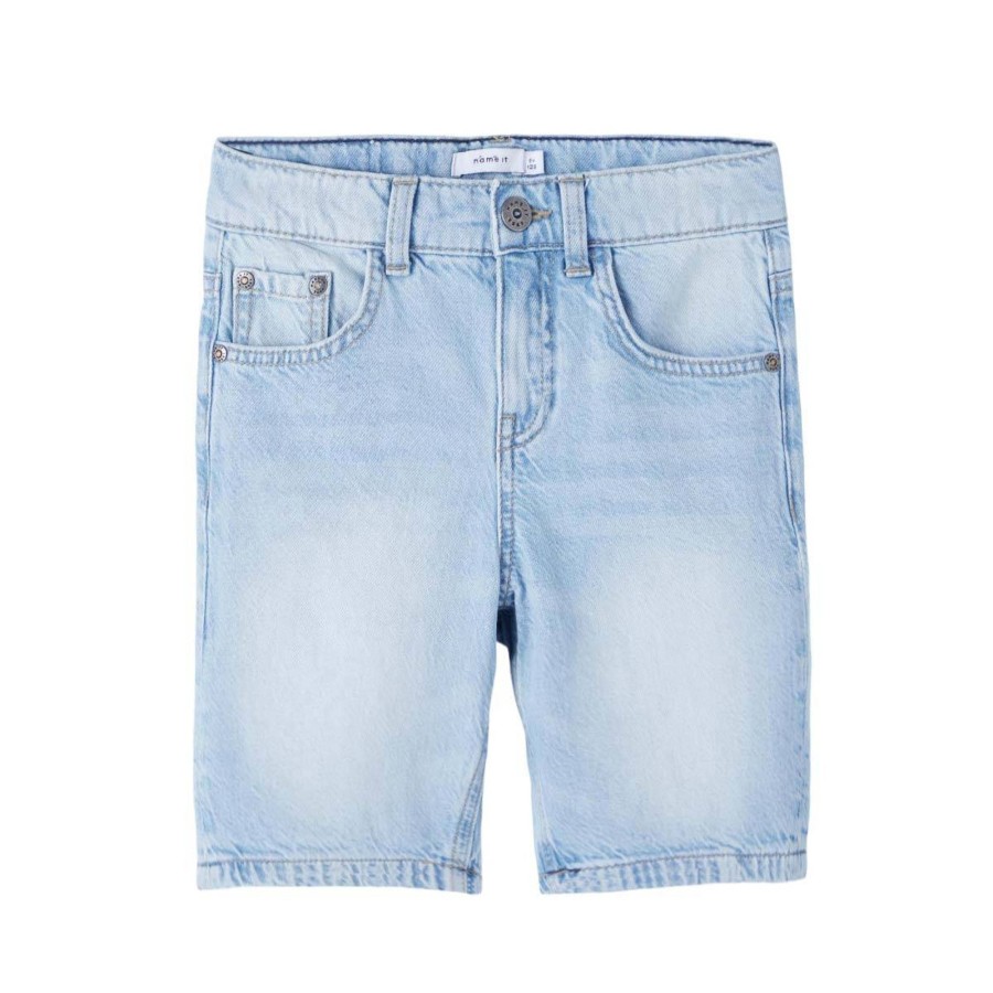 Barneklaer Name It | Name It Ben 7383 Denim Shorts Til Barn, Light Blue Denim