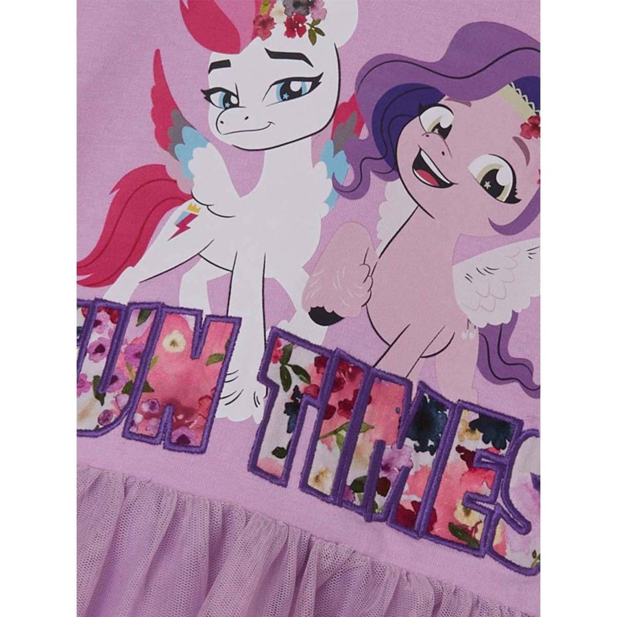 Barneklaer Name It | Name It Jane My Little Pony Kjole Smabarn, Violet Tulle