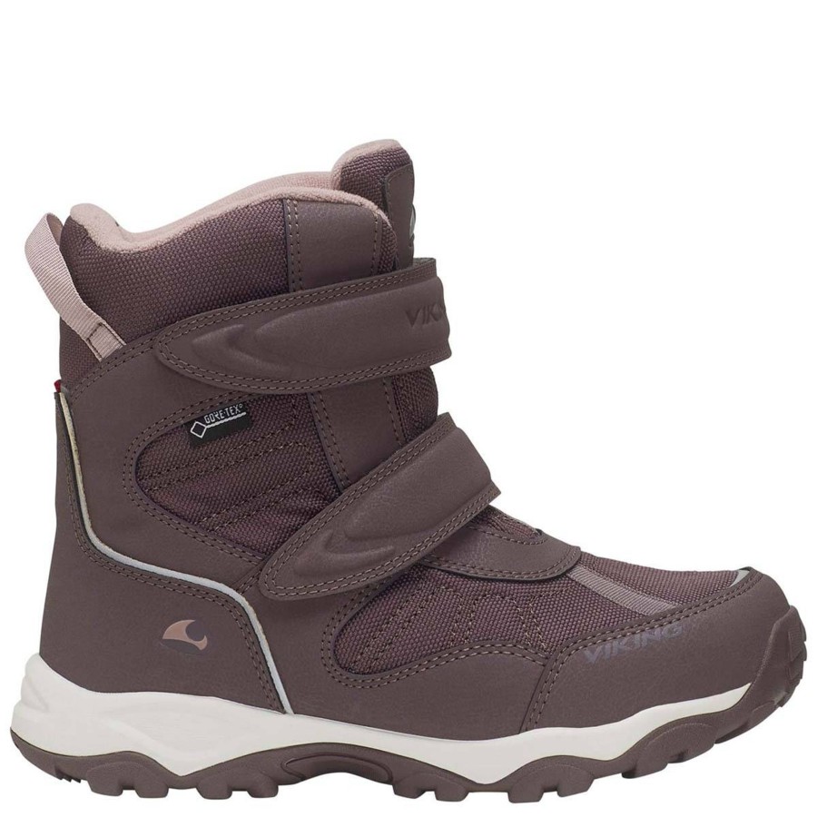 Yttertoy Og Sko Viking | Viking Beito High Gtx Vintersko, Plum/Dusty Pink