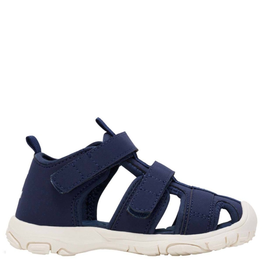 Yttertoy Og Sko Hummel Sko | Hummel Velcro Sandaler Til Barn, Navy Peony