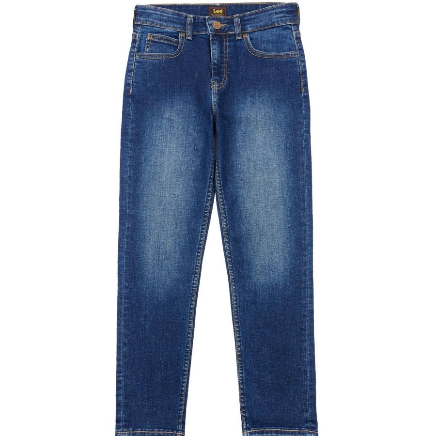 Barneklaer Lee | Lee West Relaxed Jeans Til Barn, Blue Wash