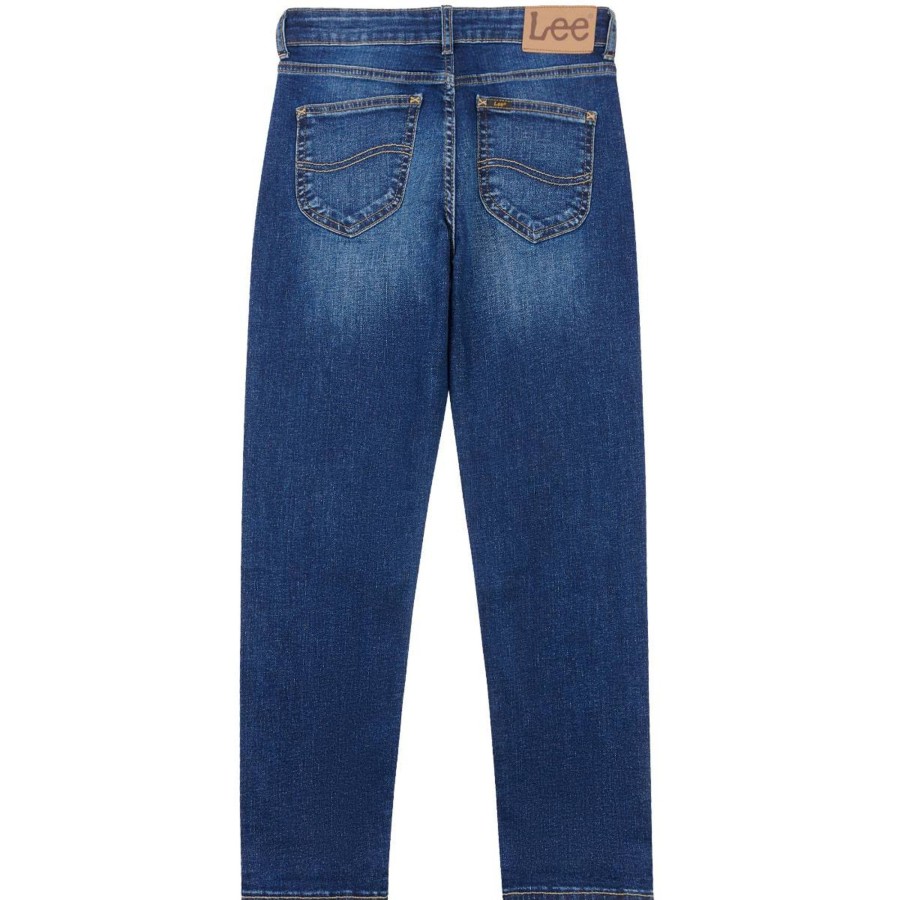 Barneklaer Lee | Lee West Relaxed Jeans Til Barn, Blue Wash