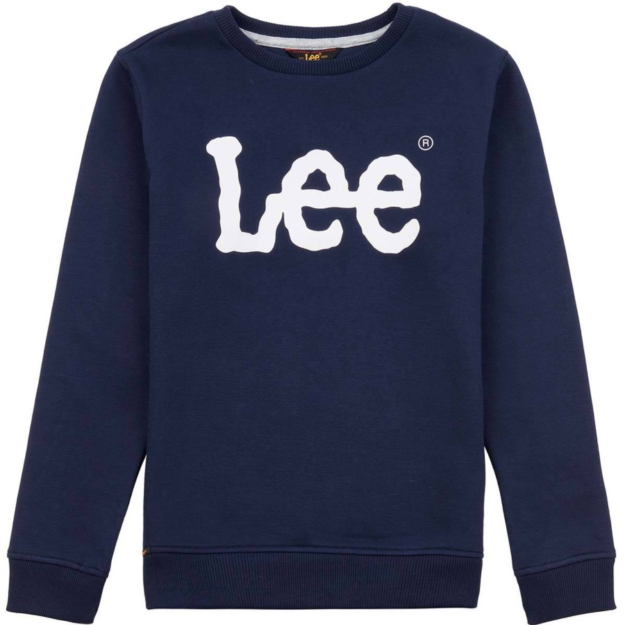 Barneklaer Lee | Lee Wobbly Graphite Genser Til Barn, Navy Blazer