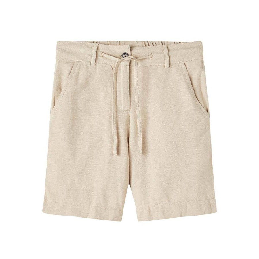 Barneklaer Name It | Name It Hefallo Shorts Til Barn Og Ungdom, Humus