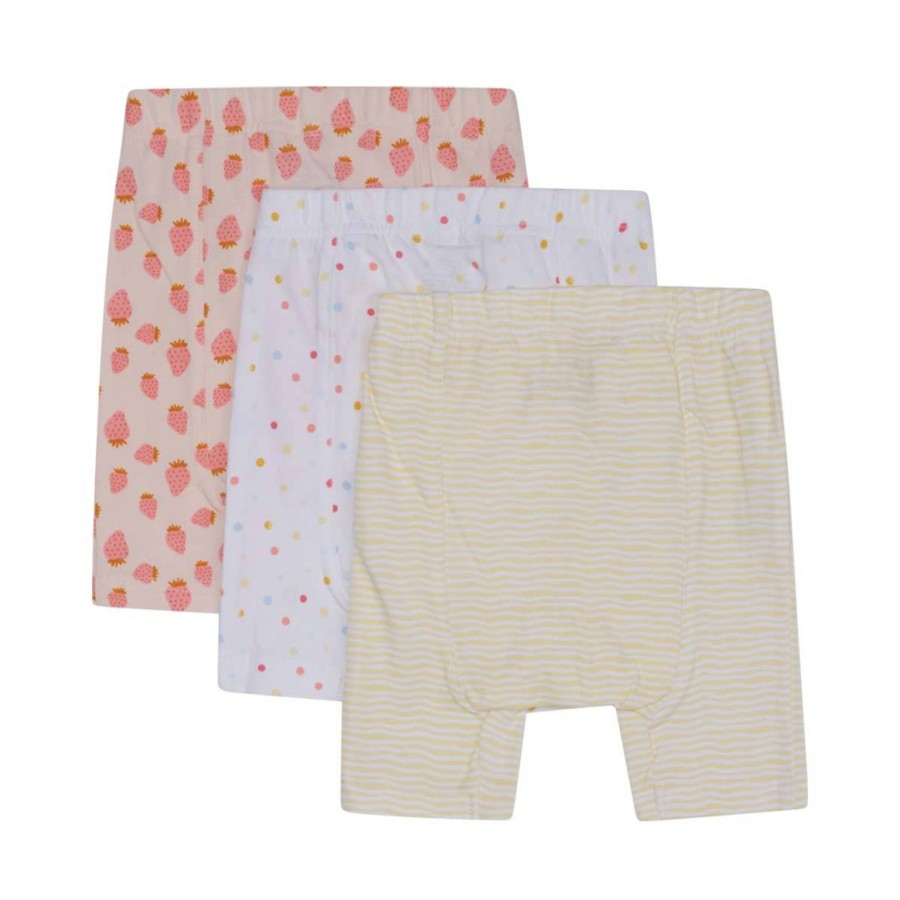 Barneklaer Hust&Claire | Hust & Claire Labika 3-Pack Leggings Til Baby, Skin Chalk