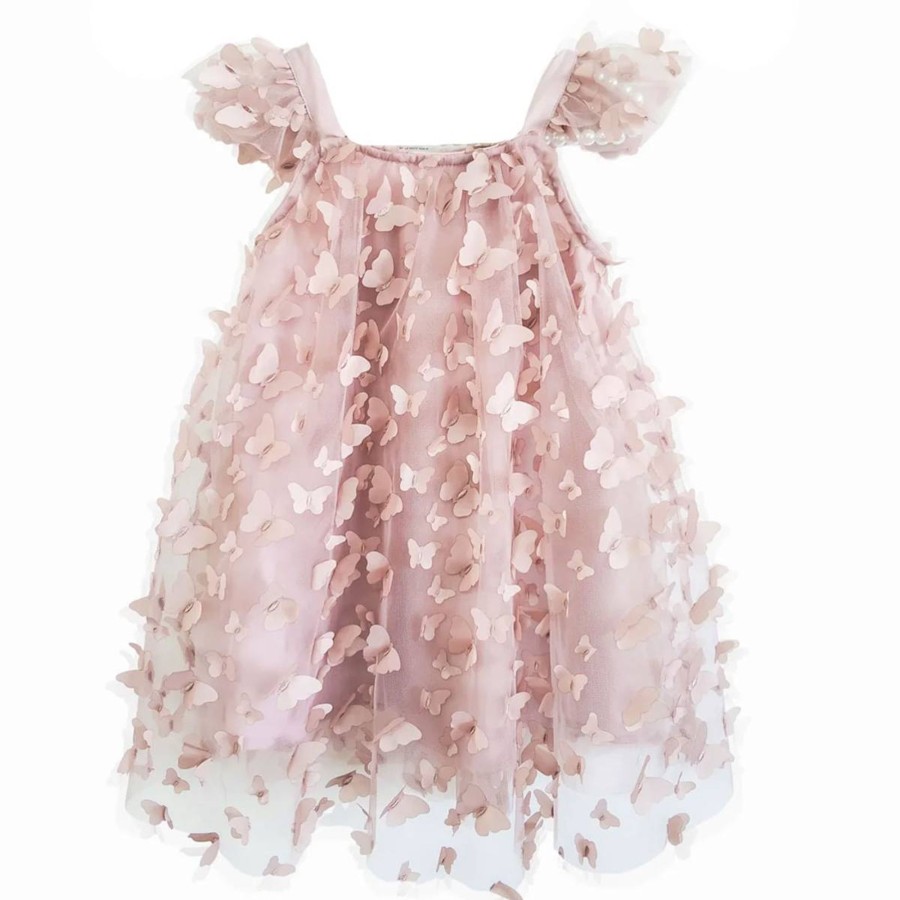 Barneklaer Dolly | Dolly Butterflies Tyllkjole Til Barn, Pink