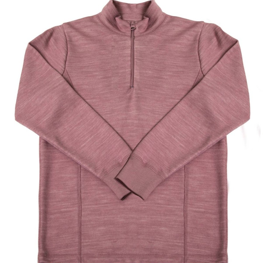 Ull/Superundertoy Joha | Joha Genser I Ull/Bambus Med Half-Zip, Rose Yd