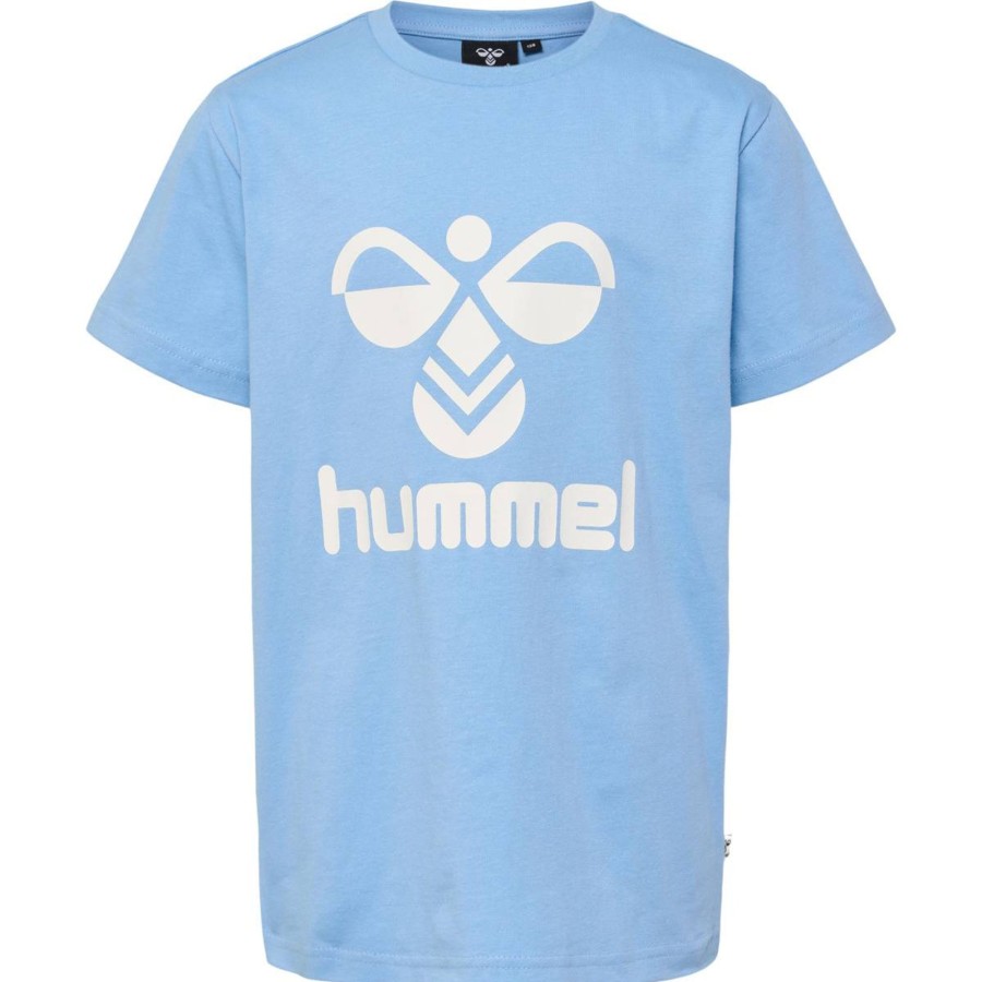 Barneklaer Hummel | Hummel Tres T-Skjorte Til Barn, Dusk Blue