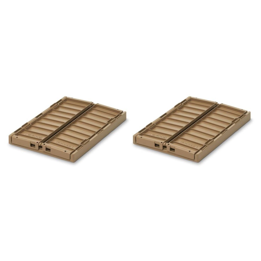 Barnerom Liewood | Liewood Weston Oppbevaringskasse 2-Pack S, Oat