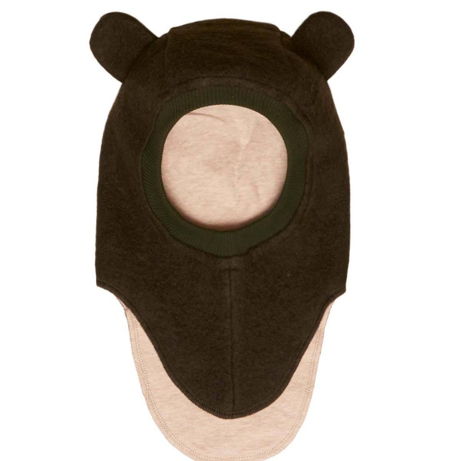 Yttertoy Og Sko Huttelihut | Huttelihut Mini Bear Balaclava Vinterlue, Evergreen