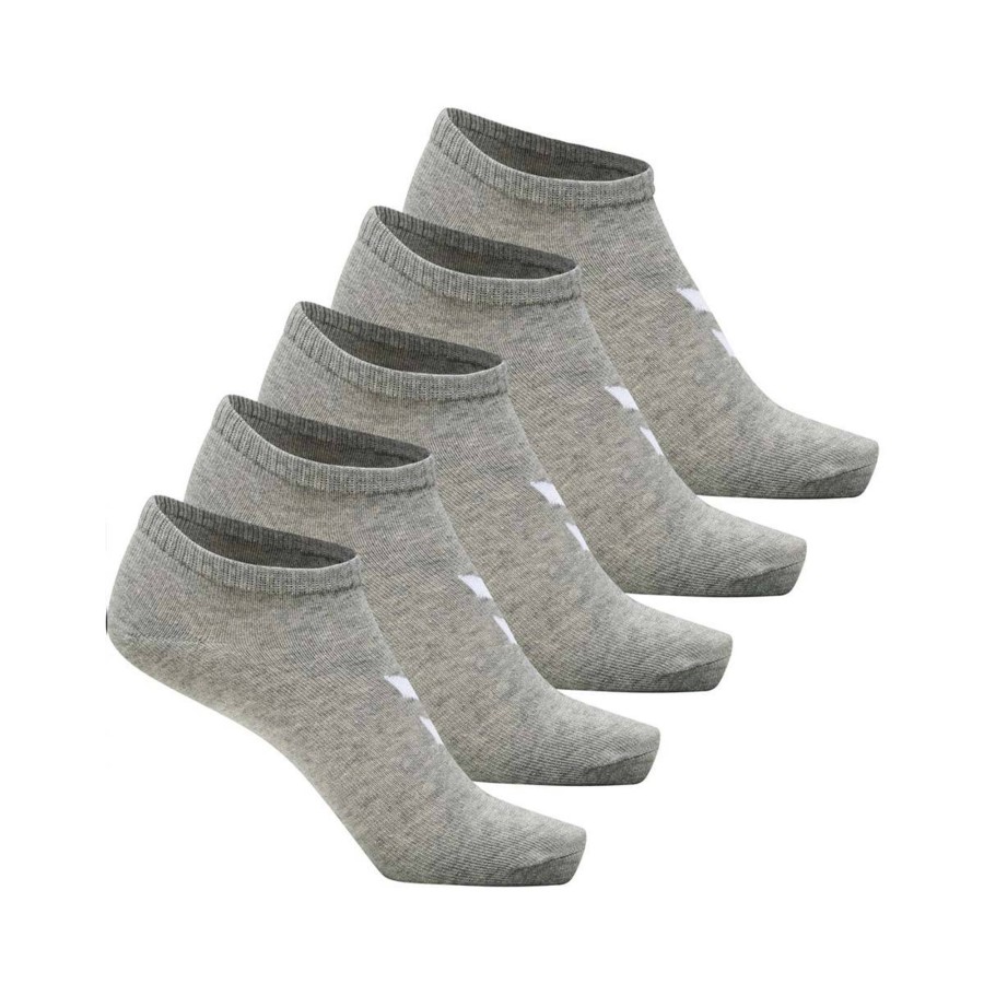 Barneklaer Hummel | Hummel Match Me 5-Pack Ankelsokker Til Barn, Grey Mel.