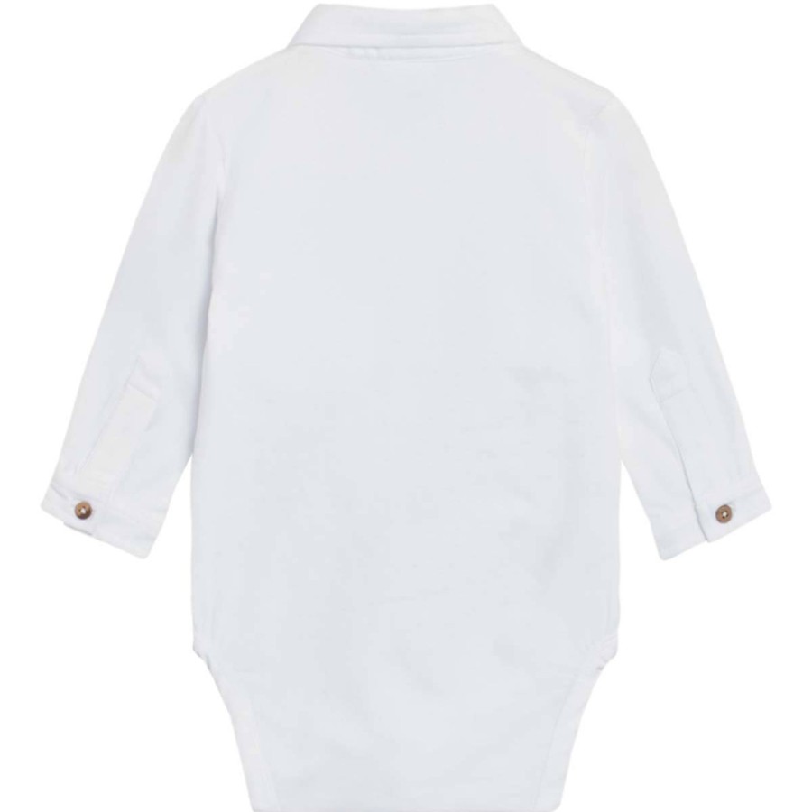 Barneklaer Hust&Claire | Hust & Claire Basil Body Med Krage, White