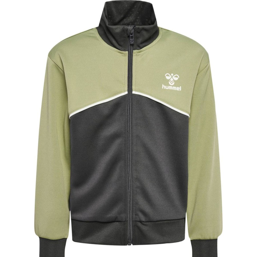 Barneklaer Hummel | Hummel Lubago Tracksuit Sett Til Barn, Oil Green