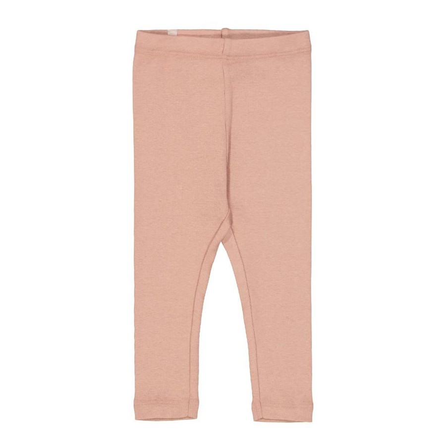 Barneklaer Wheat | Wheat Rib Leggings Til Baby, Rose Dawn