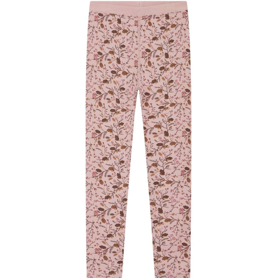 Ull/Superundertoy Hust&Claire ull | Hust & Claire Leggings I Ull/Bambus M/Blomster, Shade Rose